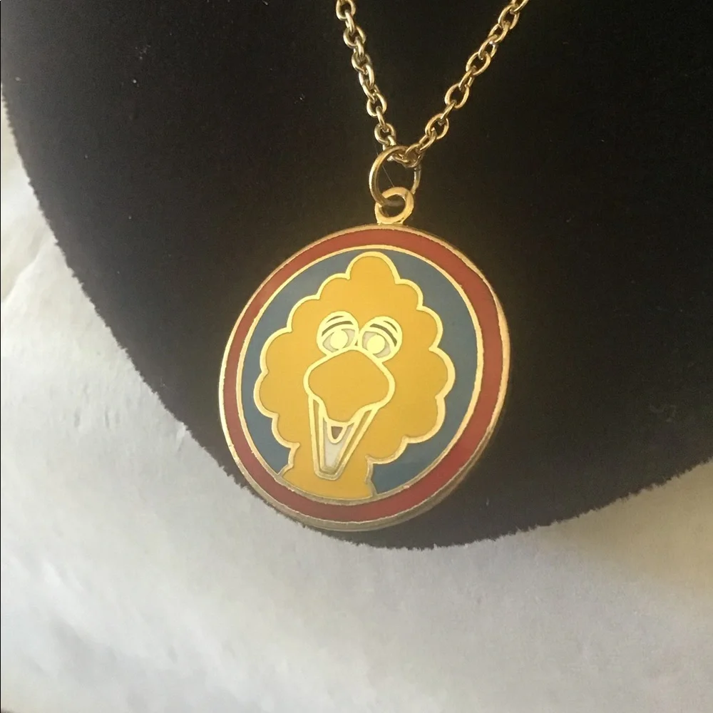 Authentic Sesame Street Big Bird Necklace